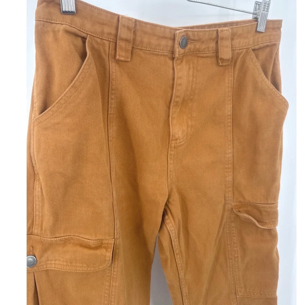 Billabong Mens Brown Cargo Utility Pants Baggy Retro SZ‎ 30 Y2K streetwear